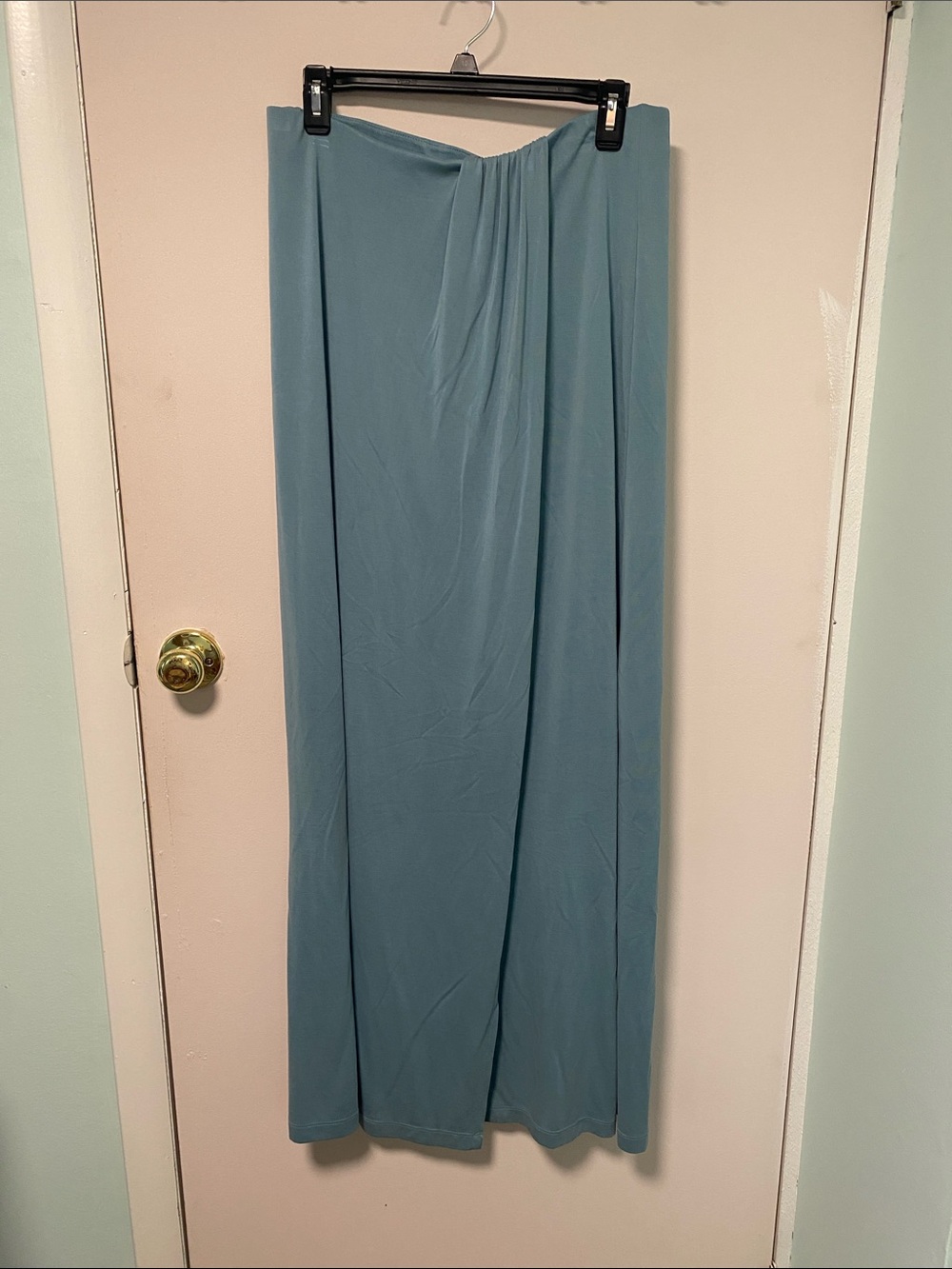 BCBGMaxAzria Soft Sky Blue Maxi Skirt